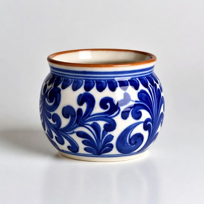 Blue Talavera Pottery Bowl