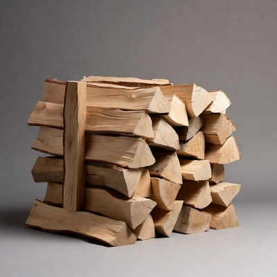 Stack of Firewood Logs