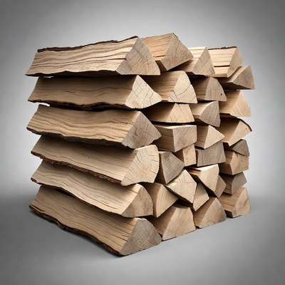 Stack of Firewood Logs