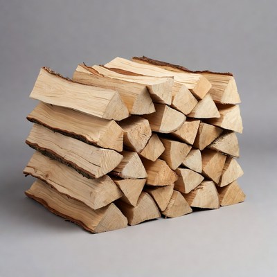 Stack of Firewood Logs