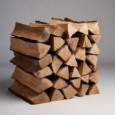 Stack of Firewood Logs