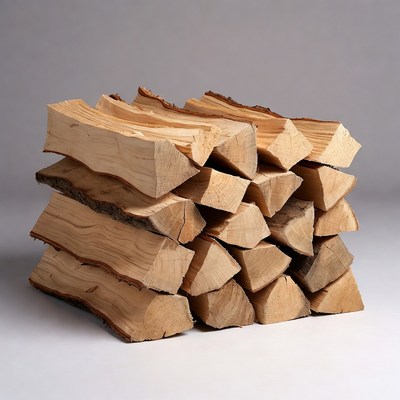 Stack of Firewood Logs