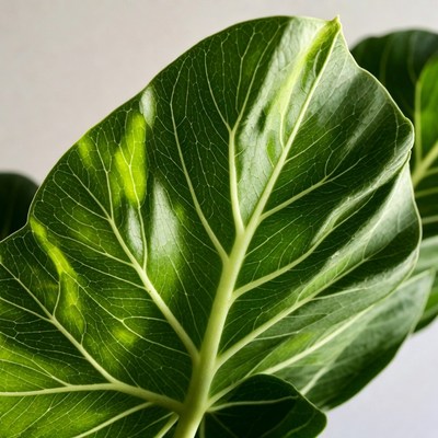 Large Green Philodendron Leaf