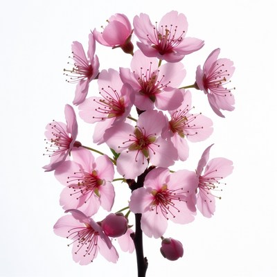 Pink Cherry Blossom Branch