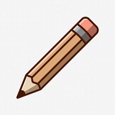 Yellow Pencil with Eraser