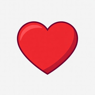 Red Heart Illustration