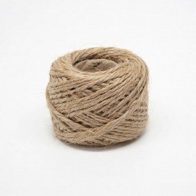 Twine Ball on White Background