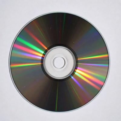 Shiny CD Disc Closeup