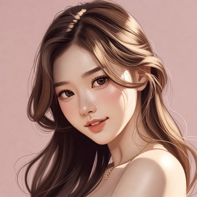 Beautiful Asian woman smiling portrait