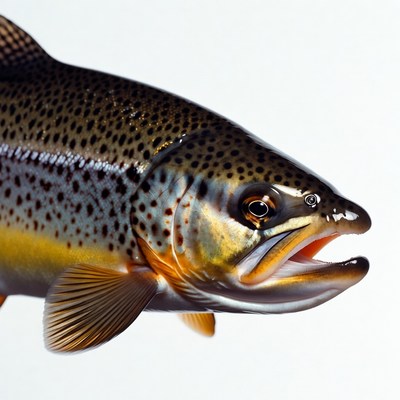 Rainbow Trout Fish Closeup