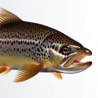 Rainbow Trout Fish Closeup