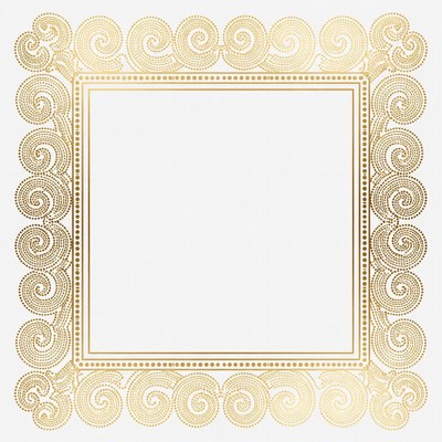 Gold Ornate Frame Border