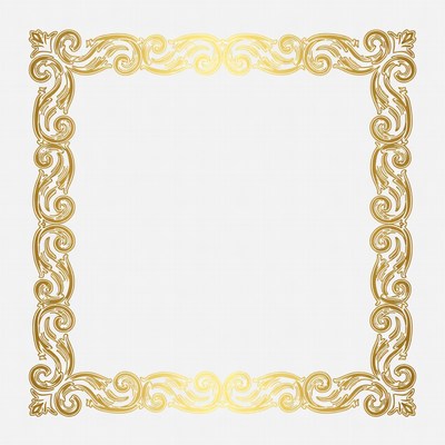 Ornate Gold Ornamental Frame