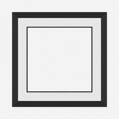 Empty Black Picture Frame