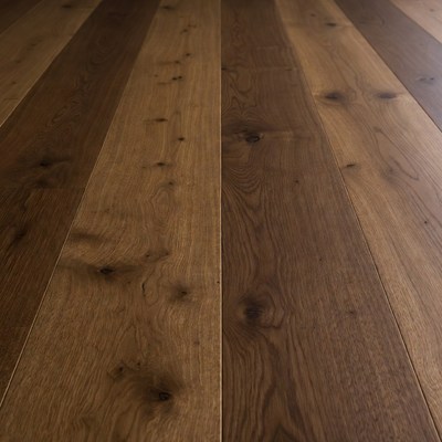 Wide Plank Oak Wood Floor