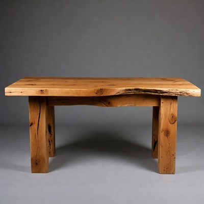 Live Edge Oak Dining Table
