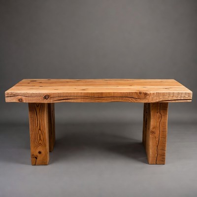 Rustic Wooden Coffee Table