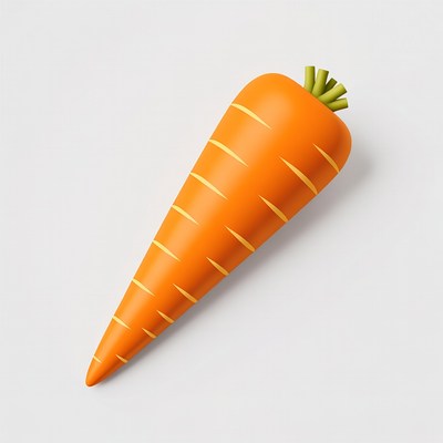 Orange carrot illustration