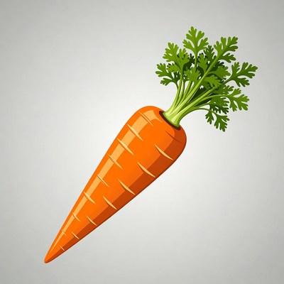 Fresh carrot illustration