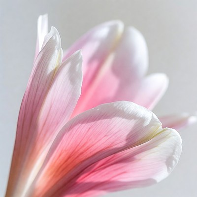 Pink Tulip Flower Closeup