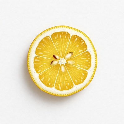 Lemon slice illustration