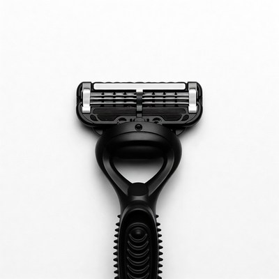 Black Multi-Blade Razor