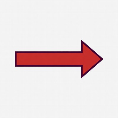Red Right Arrow Icon