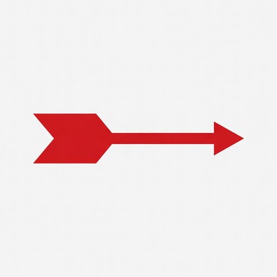 Red Right Arrow Icon