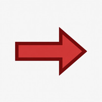 Red Right Arrow Icon