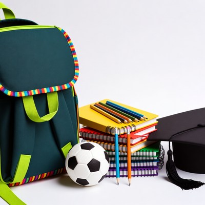 Back to School Supplies with Backpack