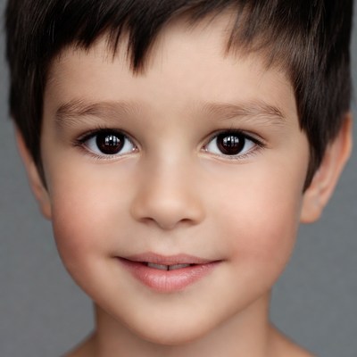 Smiling young boy close-up