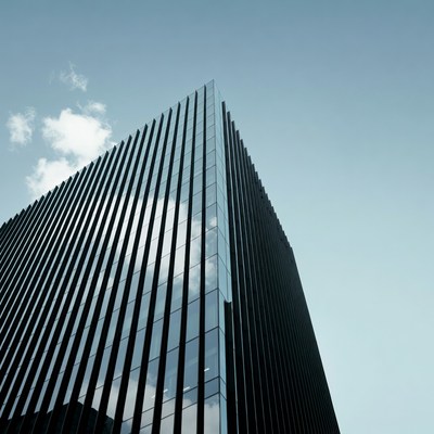 Modern Glass Skyscraper Building