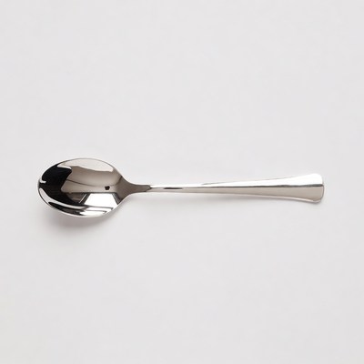Shiny Silver Soup Spoon