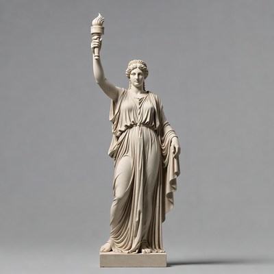 Statue of Liberty holding torch