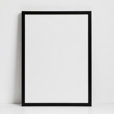 Black Framed Empty Picture Frame