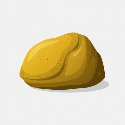 Yellow Rock Illustration