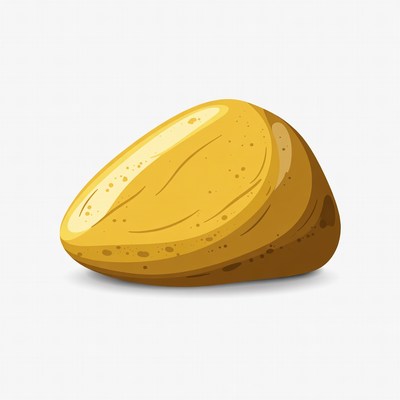 Peanut illustration on white background