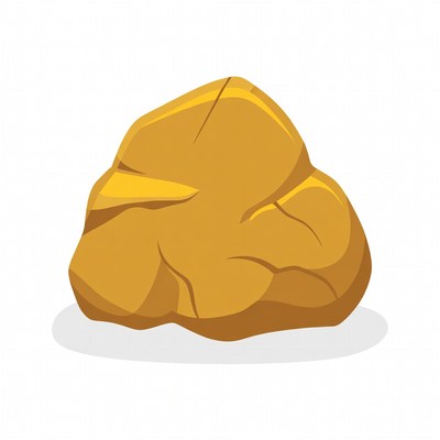 Gold Nugget Illustration
