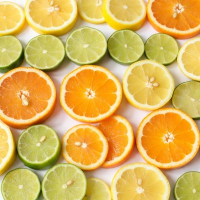 Sliced Lemons Limes Oranges