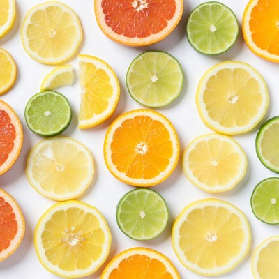 Assortment of Citrus Fruit Slices