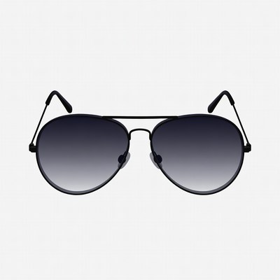 Black aviator sunglasses