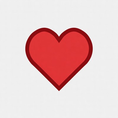 Red heart icon