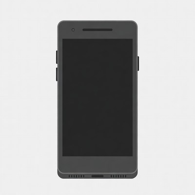 Black Smartphone Illustration