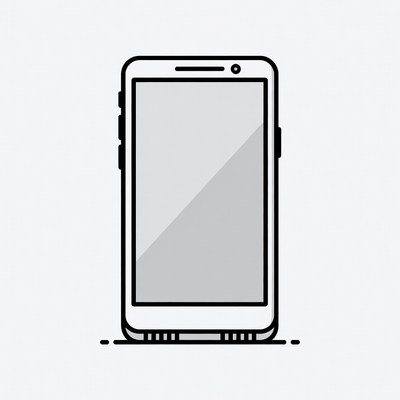 Line Art Smartphone Icon
