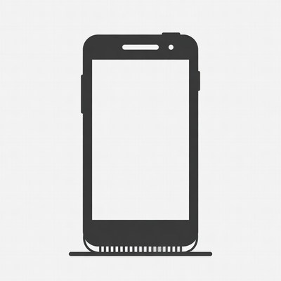 Black Smartphone Icon