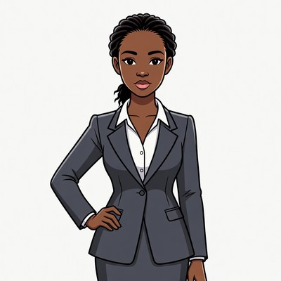 African-American woman in business suit