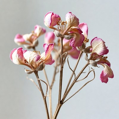 Pink Dried Flowers Bouquet