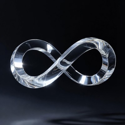 Shiny Crystal Infinity Symbol