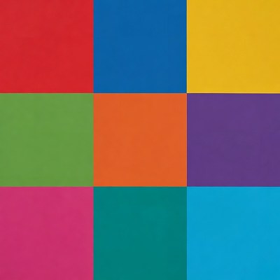 9 Color Squares Grid