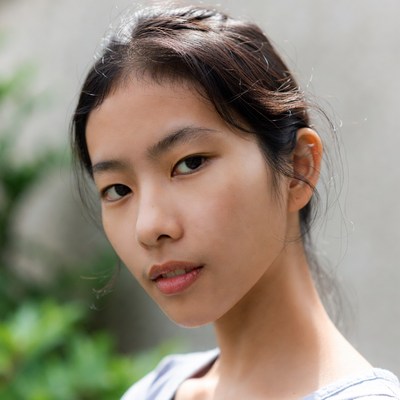 Asian woman close-up portrait